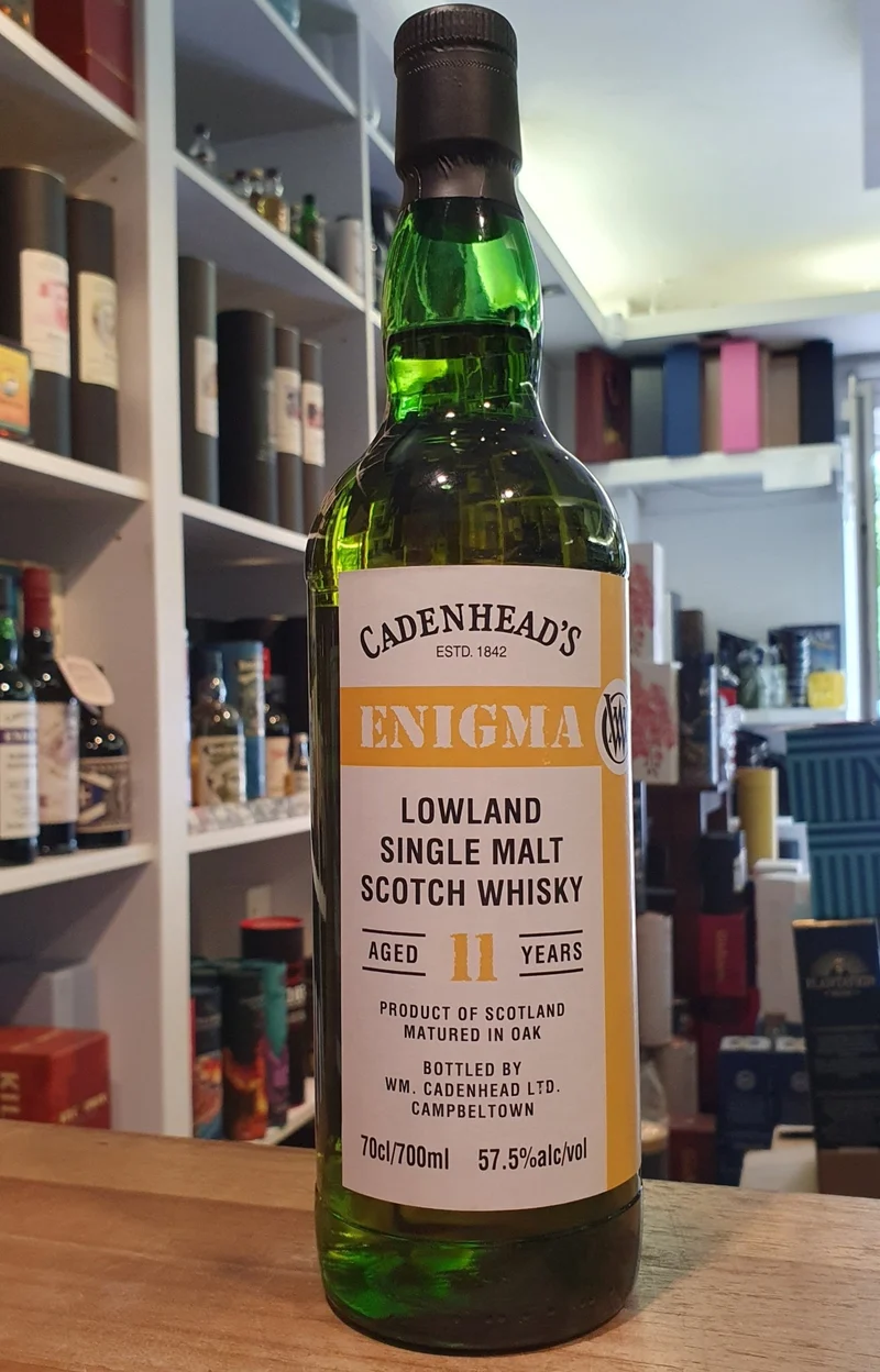 X Enigma Lowland 11 Jahre (LOW.1.B) Refill Oloroso Cadenhead's Single Malt Scotch Whisky 0,7l 57,5 %vol. 2013 2023