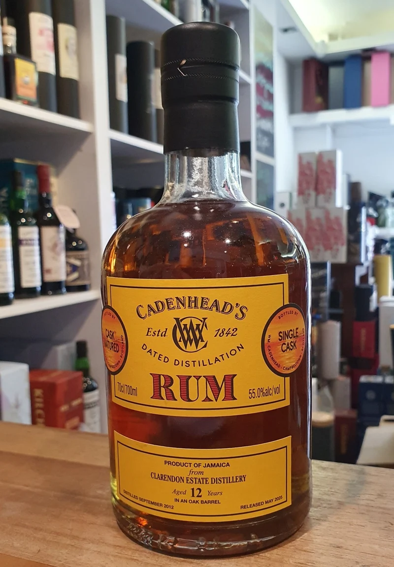 X Jamaica Clarendon single cask 2012 2025 12y Cadenhead´s· 55 % vol. 0,7l Rum
