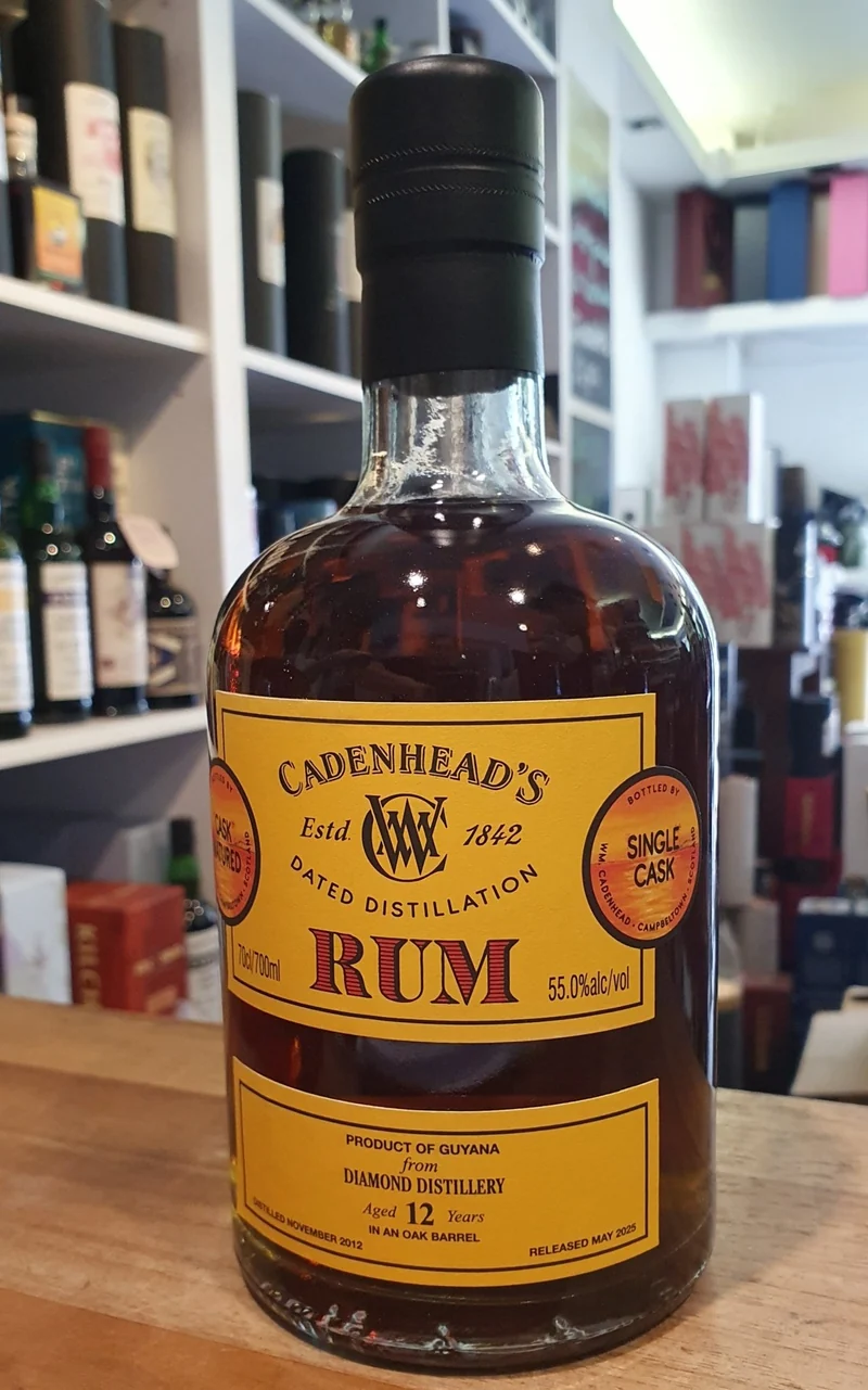 X Guyana Diamond single cask 2012 12y Cadenhead´s· 55 % vol. 0,7l Rum
