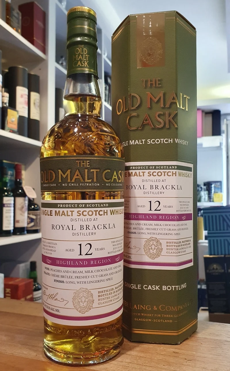 Royal Brackla single cask 2012 2025 12 Y Highland OMC 50% vol. 0,7l old malt cask Whisky Hunter Laing #hl21539 neu