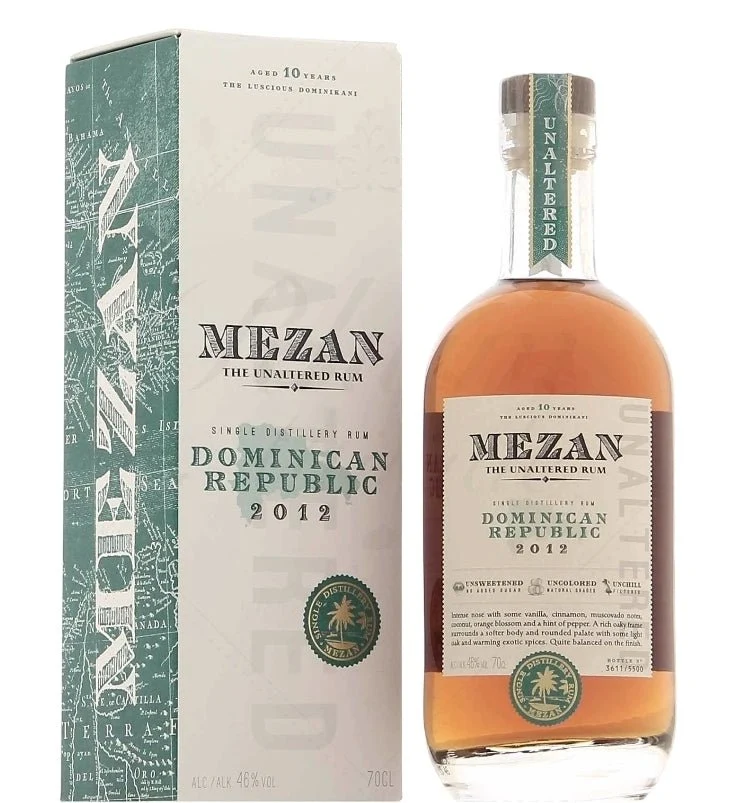 Mezan Dominican Republic 2012 Single Dist. 0,7l 46 % vol. Rum