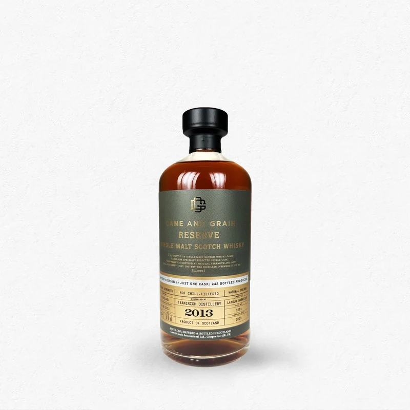 Cane & Grain Teaninich 2013 10YO Single Cask Single Malt Scotch Whisky 56% 0,7L