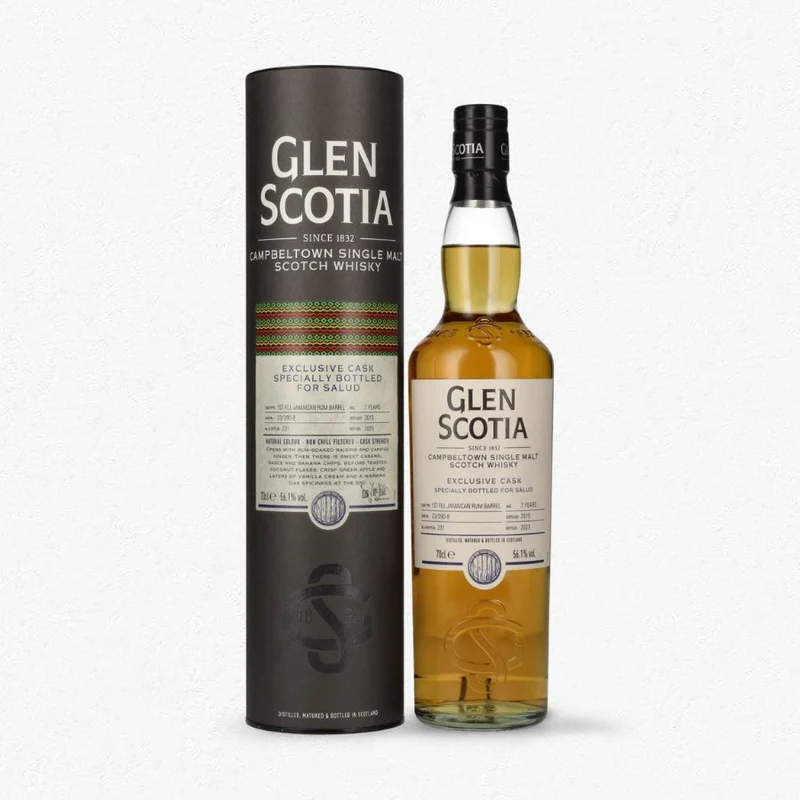 Glen Scotia 7YO Salud Exclusive Jamaican Rum Cask Whisky 2015/2023 56,1% 0,7L