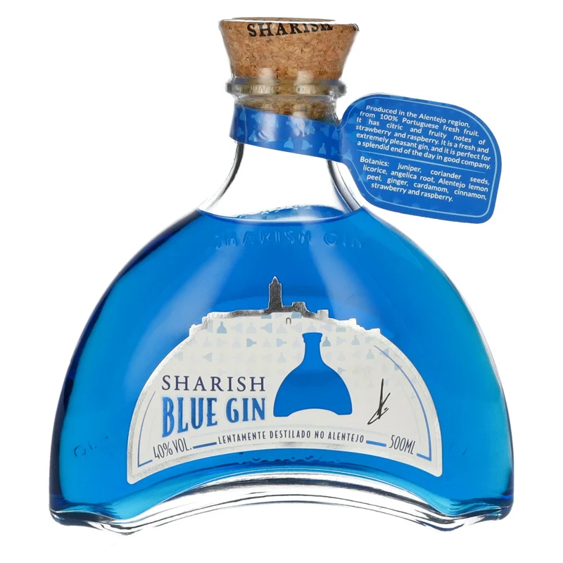 Sharish Blue Gin 40% Vol. 0,5l