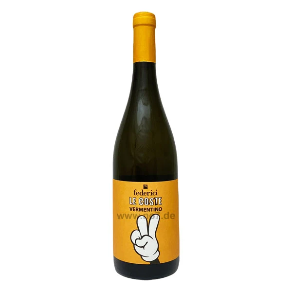 Le Coste Vermentino Lazio IGT 2025 - Federici 0,75l