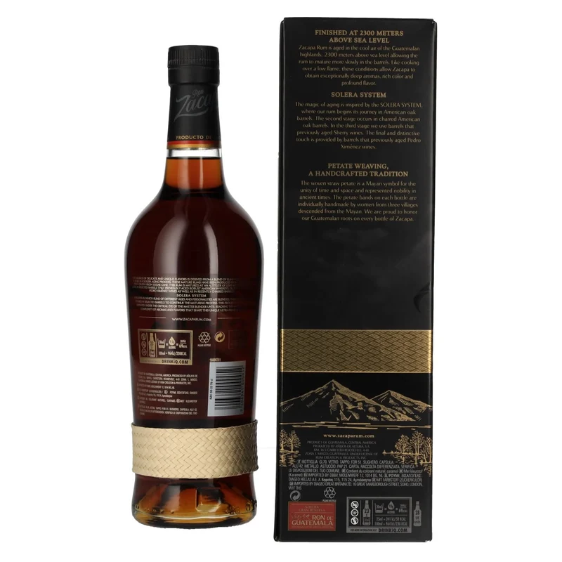 Ron Zacapa Centenario SOLERA Gran Reserva 40% Vol. 0,7l in Geschenkbox