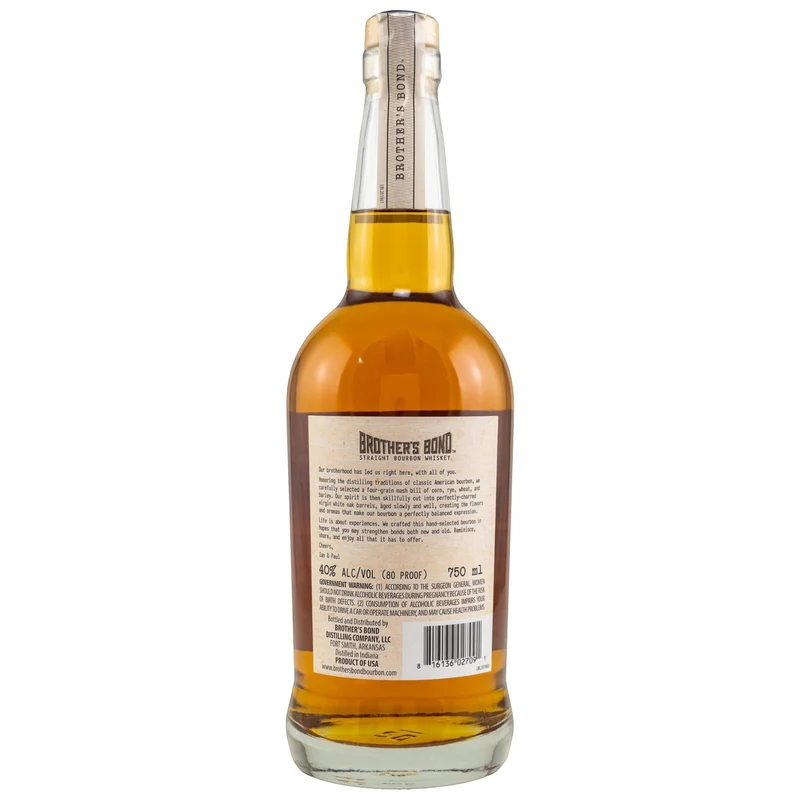 Brothers Bond - Bourbon Whiskey - 40% Vol.