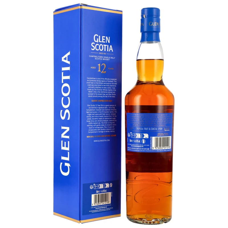 GLEN SCOTIA - 12 Jahre - 46% Vol.