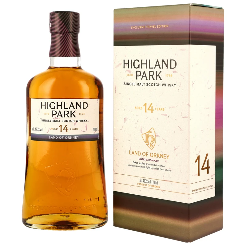 HIGHLAND PARK - 14 Jahre Land of Orkney- 42,3% Vol.