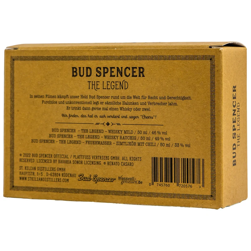 BUD SPENCER - The Legend Tasting Box - 42,67% Vol.