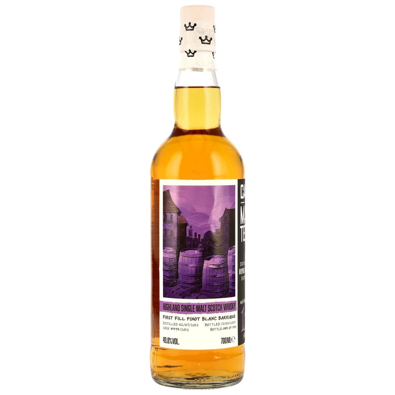 ROYAL BRACKLA - 2012/2025 12 Jahre 1st Fill Pinot Blanc Barrique #494/2012 - 49,8% Vol.