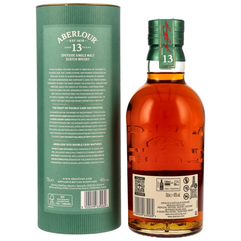 ABERLOUR - 13 Jahre Double Cask - 40% Vol.