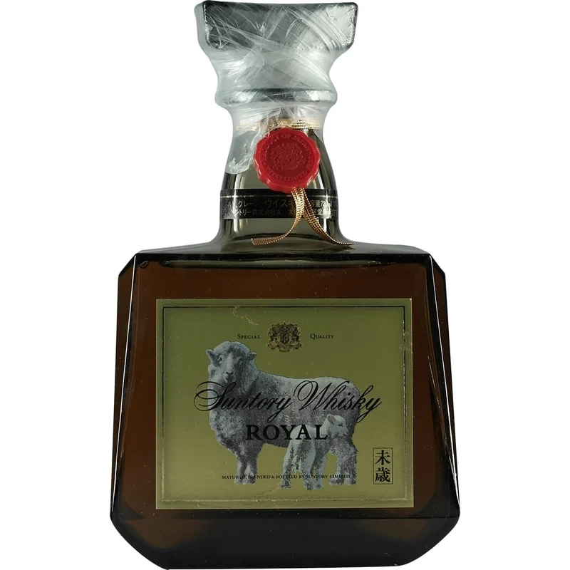 Suntory Royal SR Sheep / Schaf Zodiac Flasche 1991
