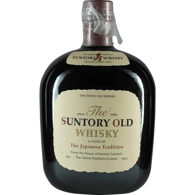Suntory Old Whisky Goldwriting Label