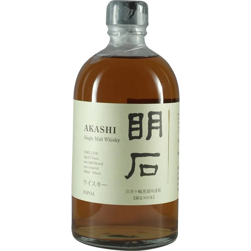 Akashi Single Malt White Oak Sake Cask 3 Years ESPOA