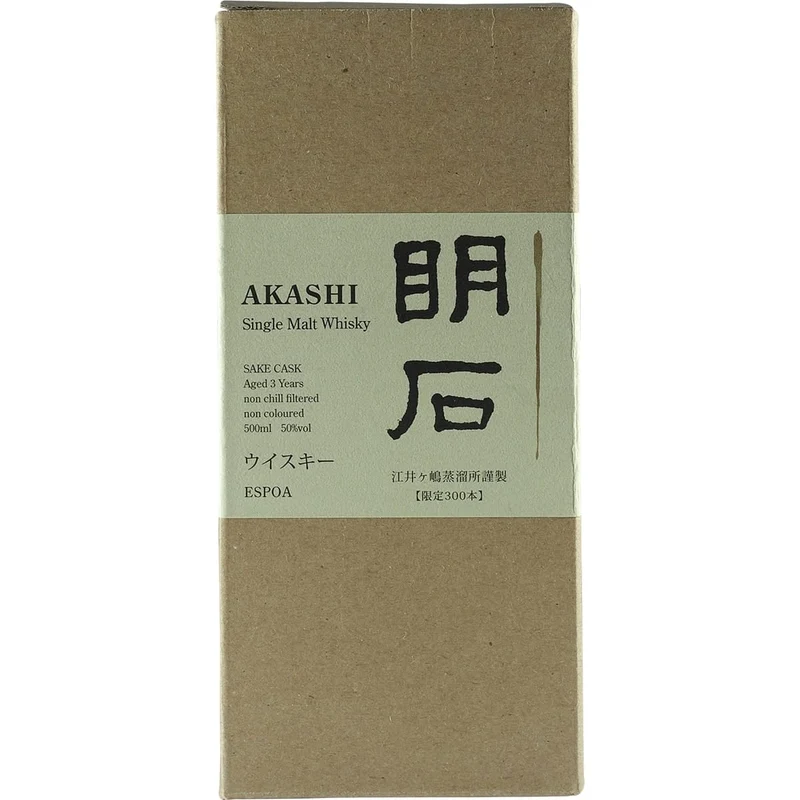 Akashi Single Malt White Oak Sake Cask 3 Years ESPOA