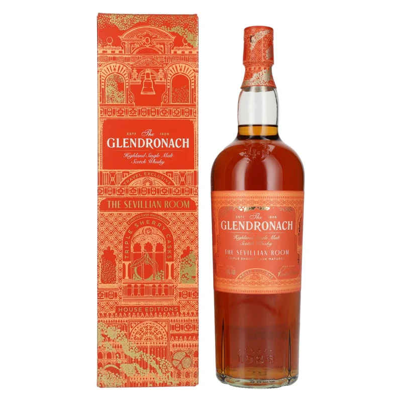 The GlenDronach House Editions THE SEVILLIAN ROOM Highland Single Malt 43% Vol. 1l in Geschenkbox