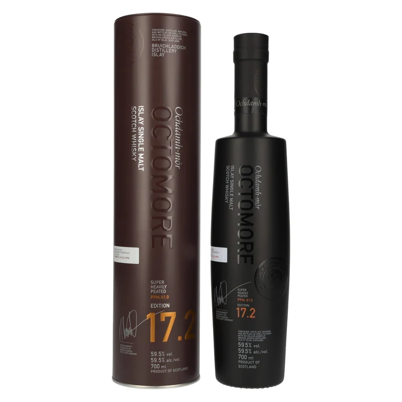 Octomore EDITION: 17.2 Super Heavily Peated Islay Single Malt Release 2026 59,5% Vol. 0,7l in Tinbox