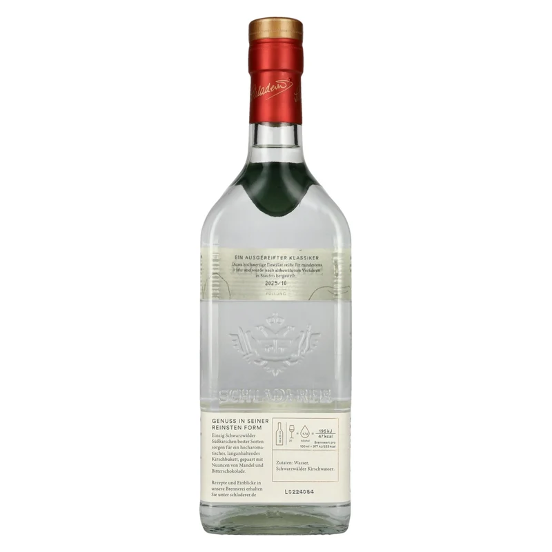 Schladerer Schwarzwälder Kirschwasser 42% Vol. 0,7l