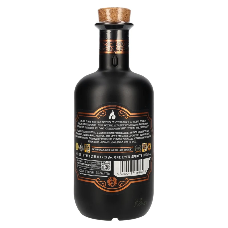 Come Hell or High Water XO Rum 40% Vol. 0,7l