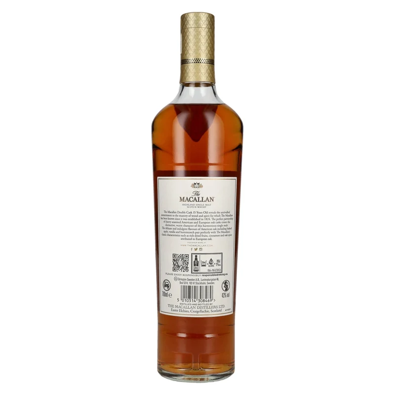 The Macallan 15 Years Old DOUBLE CASK 43% Vol. 0,7l