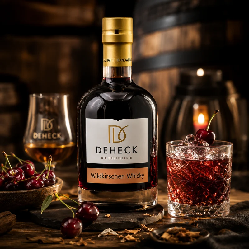 Wildkirsche Likör | fruchtiger Kirsch-Likör mit Whisky verfeinert | 30%