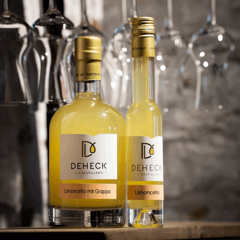 Limoncello Likör | zitroniger Limoncello mit Grappa verfeinert | 20%