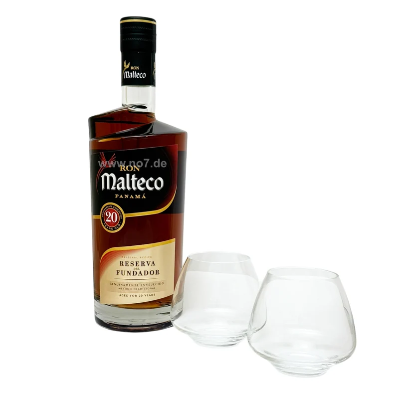 Malteco Geschenkbox mit 2 Gläsern 0,7l