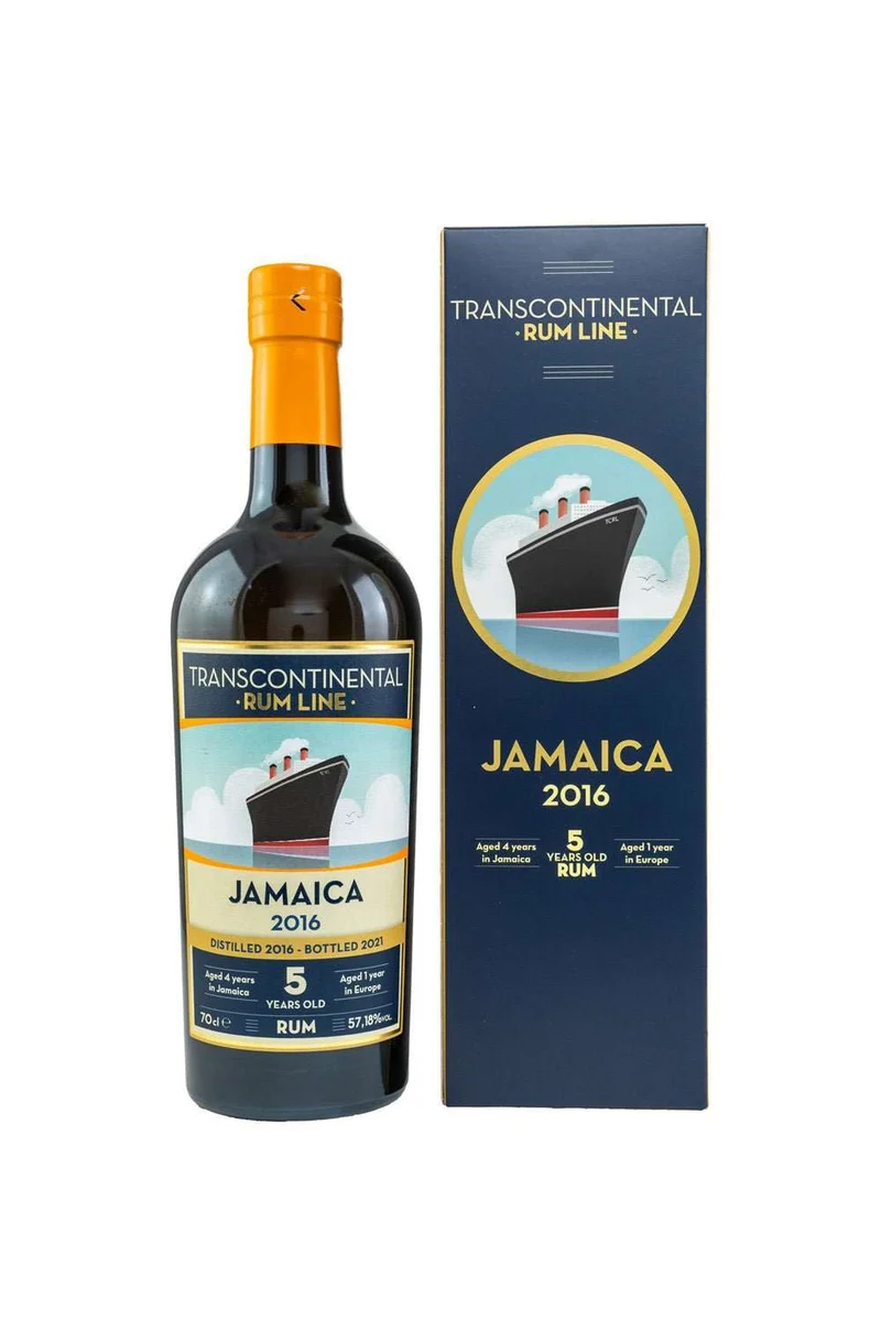 Jamaica 2016/2021 Transcontinental Rum Line TCRL 57,18% vol. 700ml