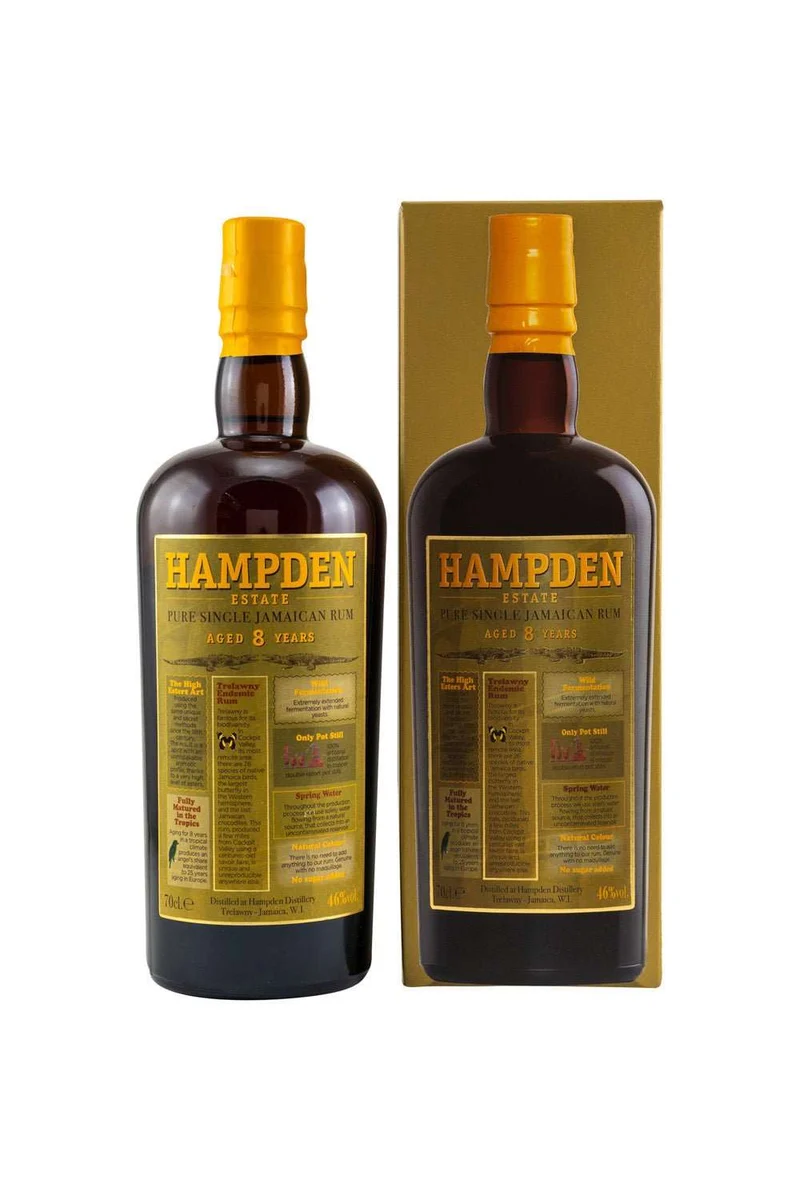 Hampden Estate Pure 8 Jahre Single Jamaican Rum 46% vol. 700ml