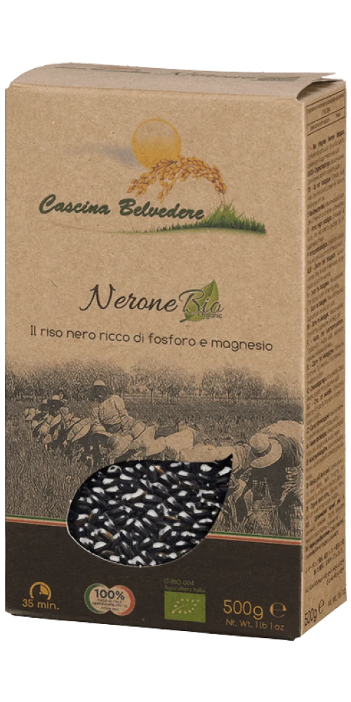 Cascina Belvedere - Riso integrale Nerone - Bio 500g