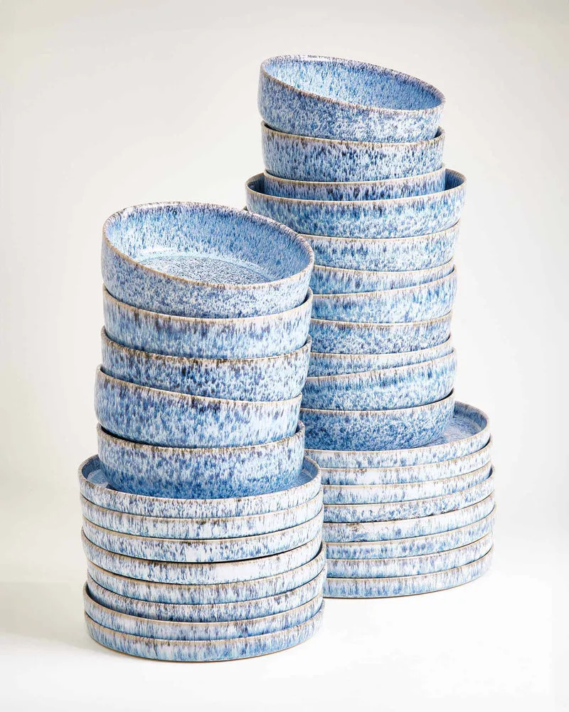 Cordoama Geschirr-Set modern blau 32-teilig