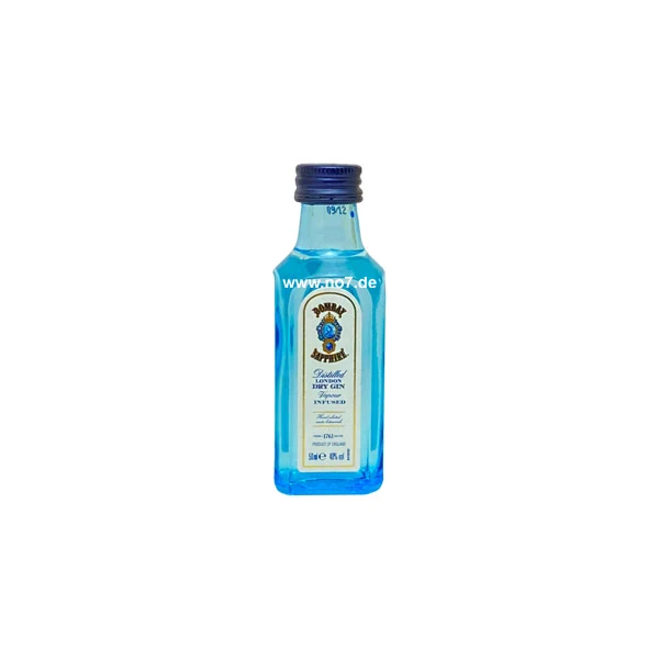Bombay Sapphire MINIATUR London Dry Gin 0,05l