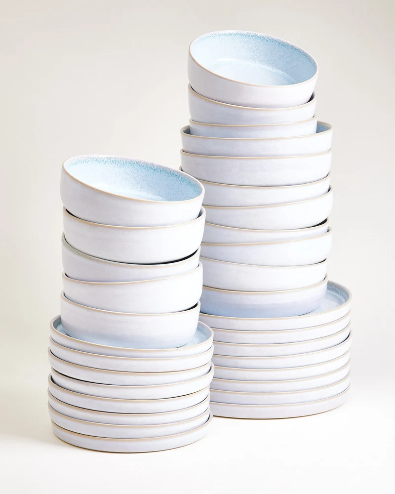 Cordoama Geschirr-Set modern azur 32-teilig