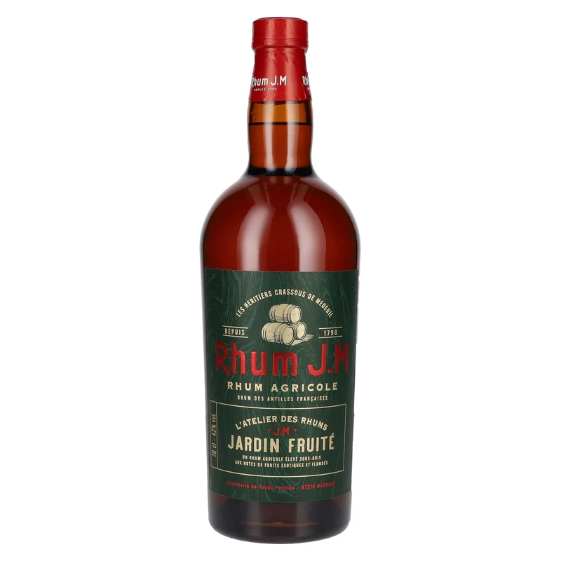 Rhum J.M JARDIN FRUITÉ Rhum Agricole 42% Vol. 0,7l