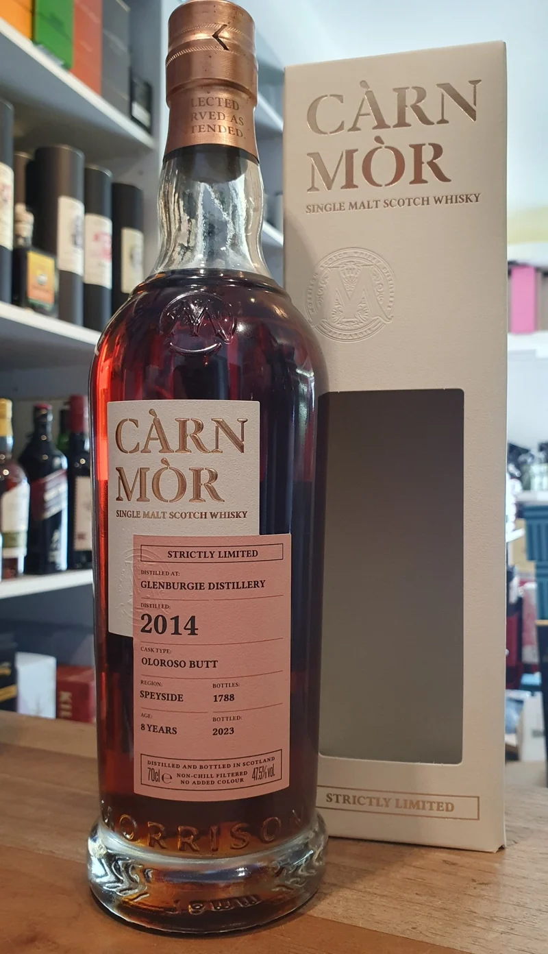 X Glenburgie 2014 Sherry Butts cask Carn Mor 47,5 %vol. 0,7l Strictly Limited Whisky