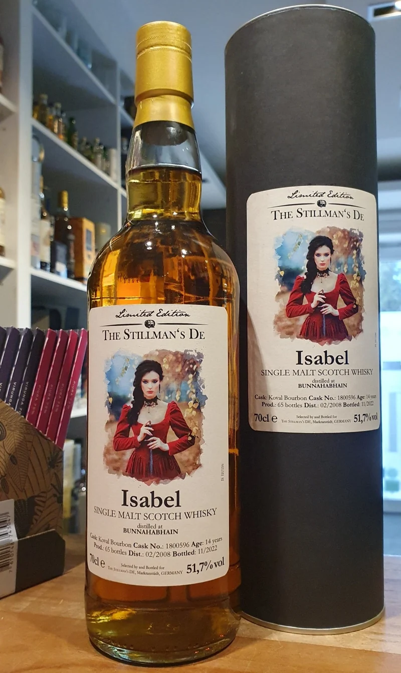 Bunnahabhain single cask 2008 Isabel The Stillmans 0,7l 51,7% vol. Whisky