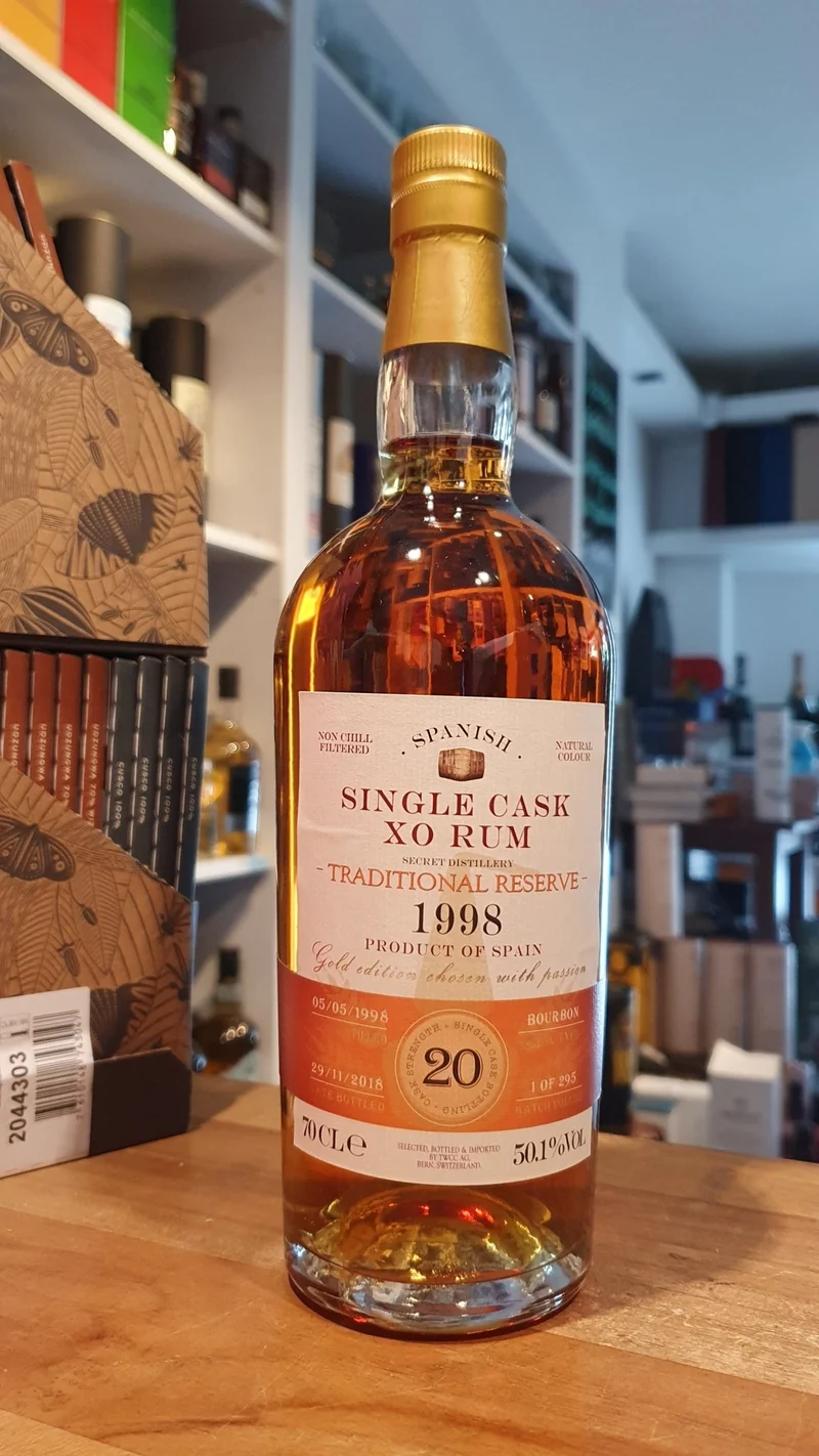 TWCC Single cask Rum 1998 XO Spanish Reserve 50,1%vol. 0,7l Fl Rum