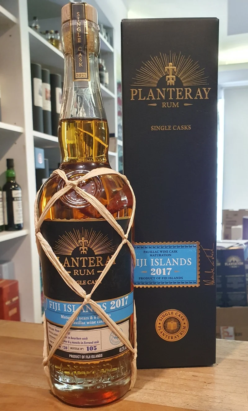 Planteray Fiji 2017 2025 Pauillac Cask XO 0,7l 48,3 %vol. single cask Rum Plantation frd #2