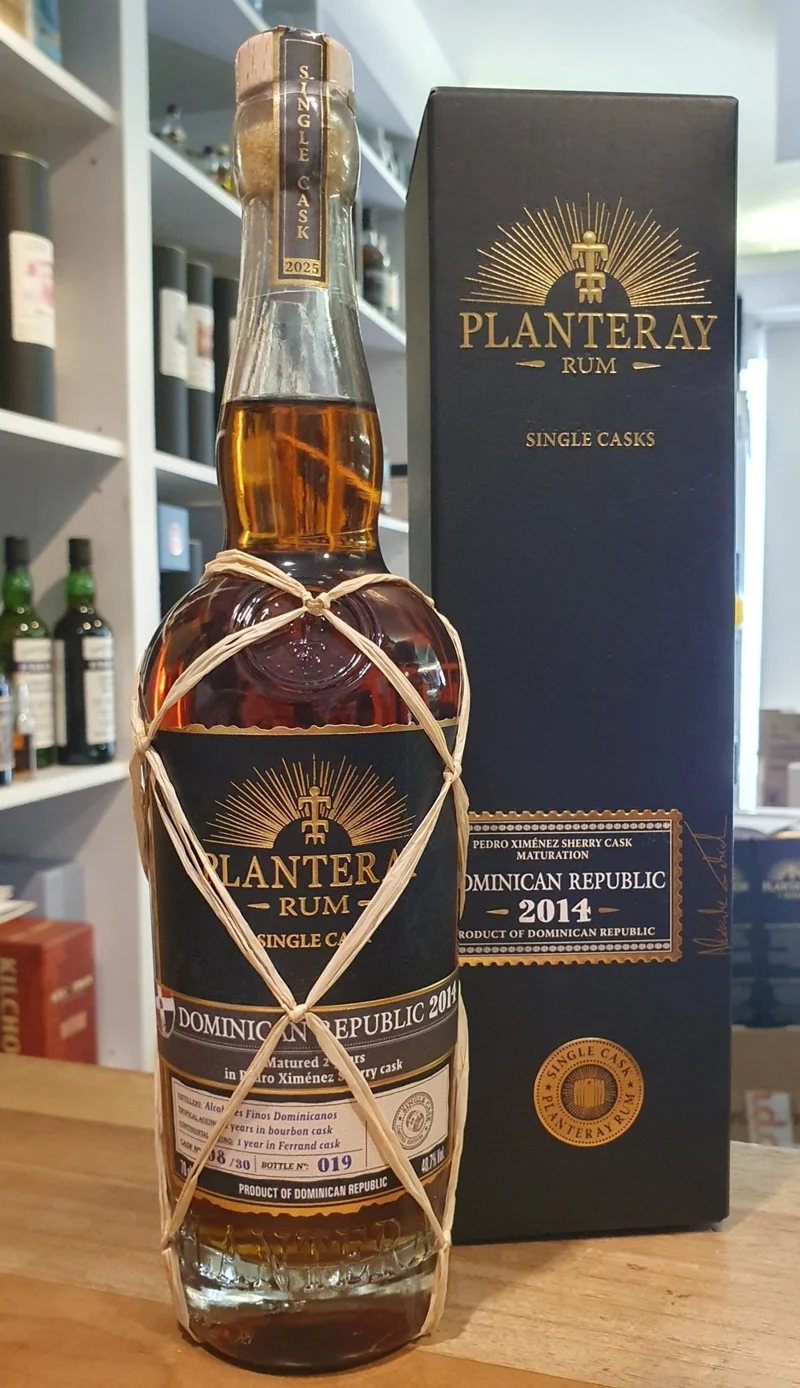 Planteray Dom.Rep 2014 2025 Pedro Ximinez Sherry PX Cask Finish 0,7l 48,7 % vol. single cask Rum Plantation frd #8
