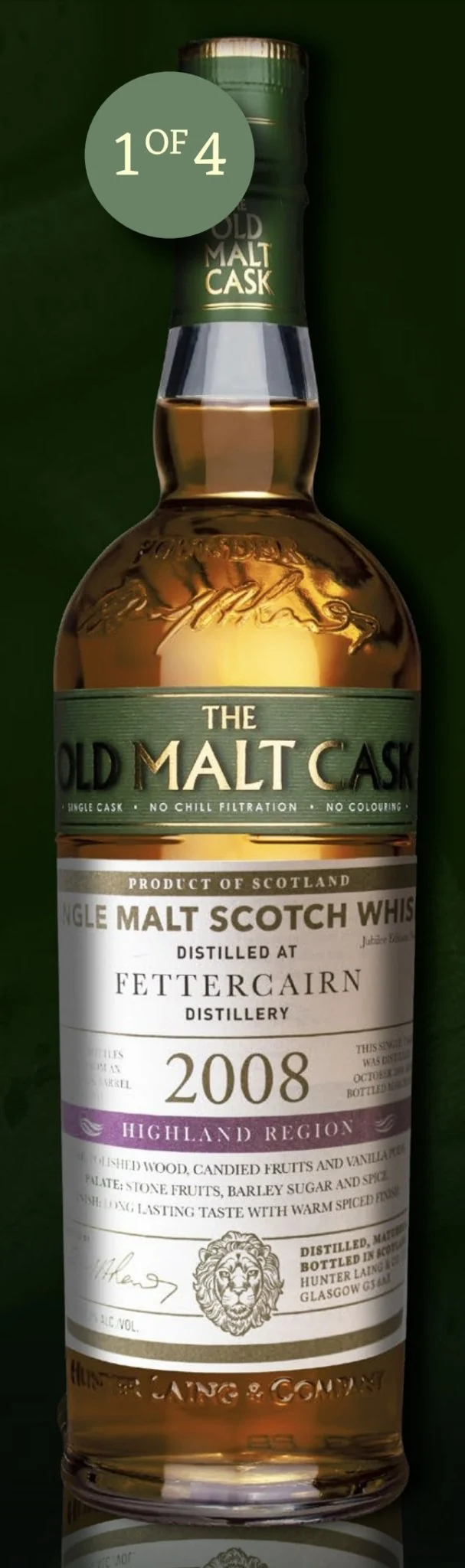 X Fettercairn single cask 2008 2024 15Y amerikan oak OMC 50% vol. 0,7l old malt Cask Whisky Hunter Laing #hl21051 neu