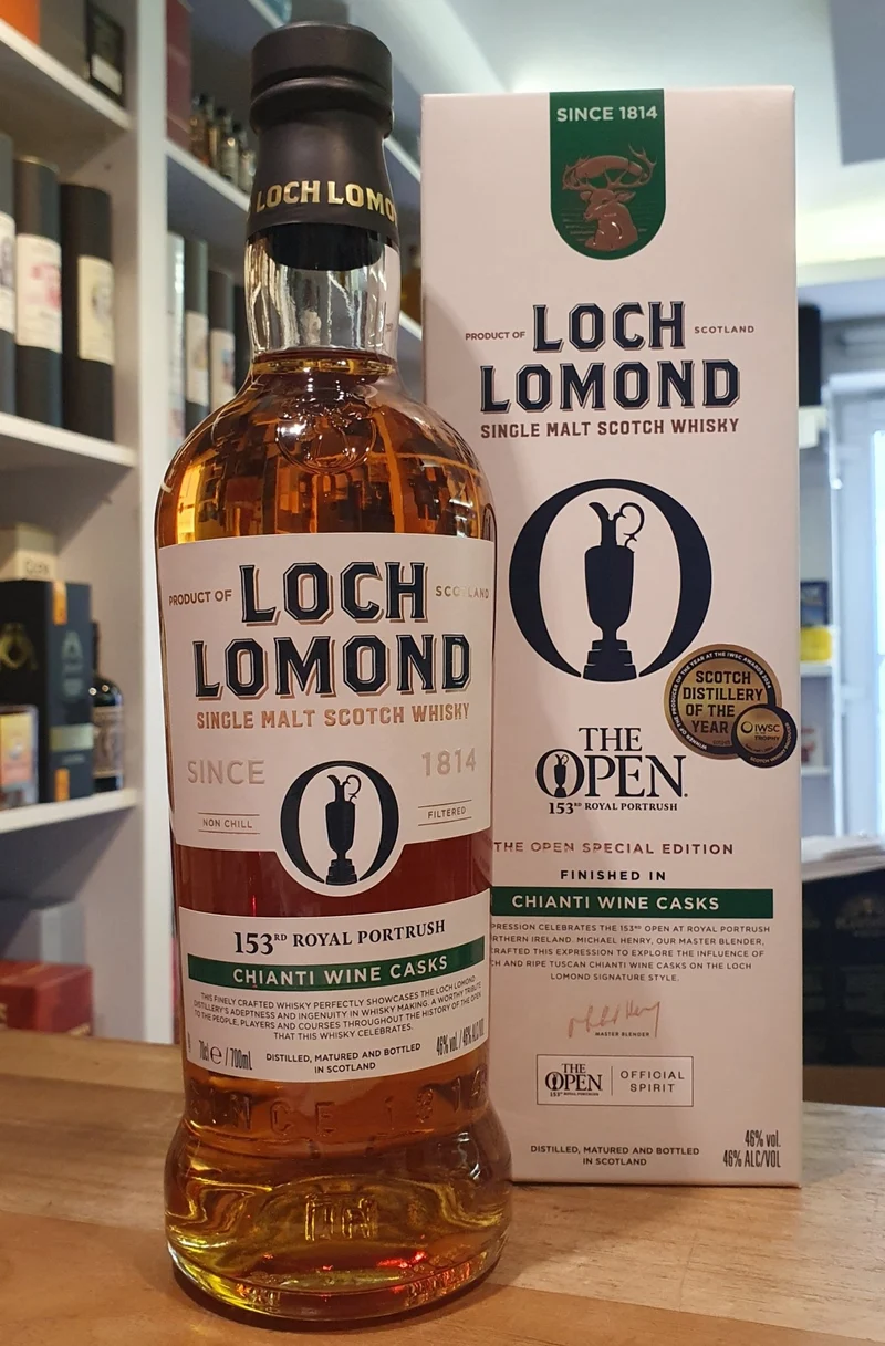 X Loch Lomond 2025 The Open Special Edition Chianti Cask Finish 46 % Grain Whisky