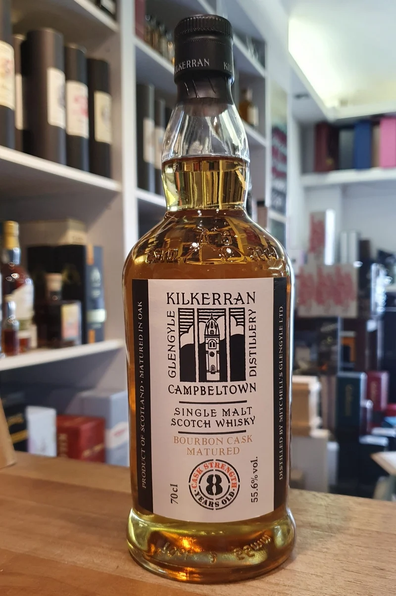Kilkerran 8 y 2025 CS Bourbon cask strength 0,7l 55,6%vol. Limited Edition