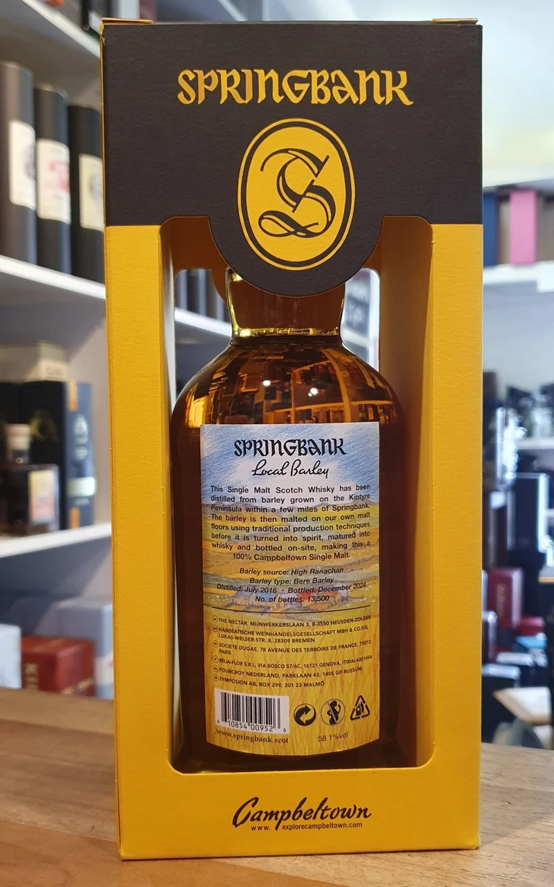 Springbank Local Barley 8 y 0,7l 58,1% vol. Whisky