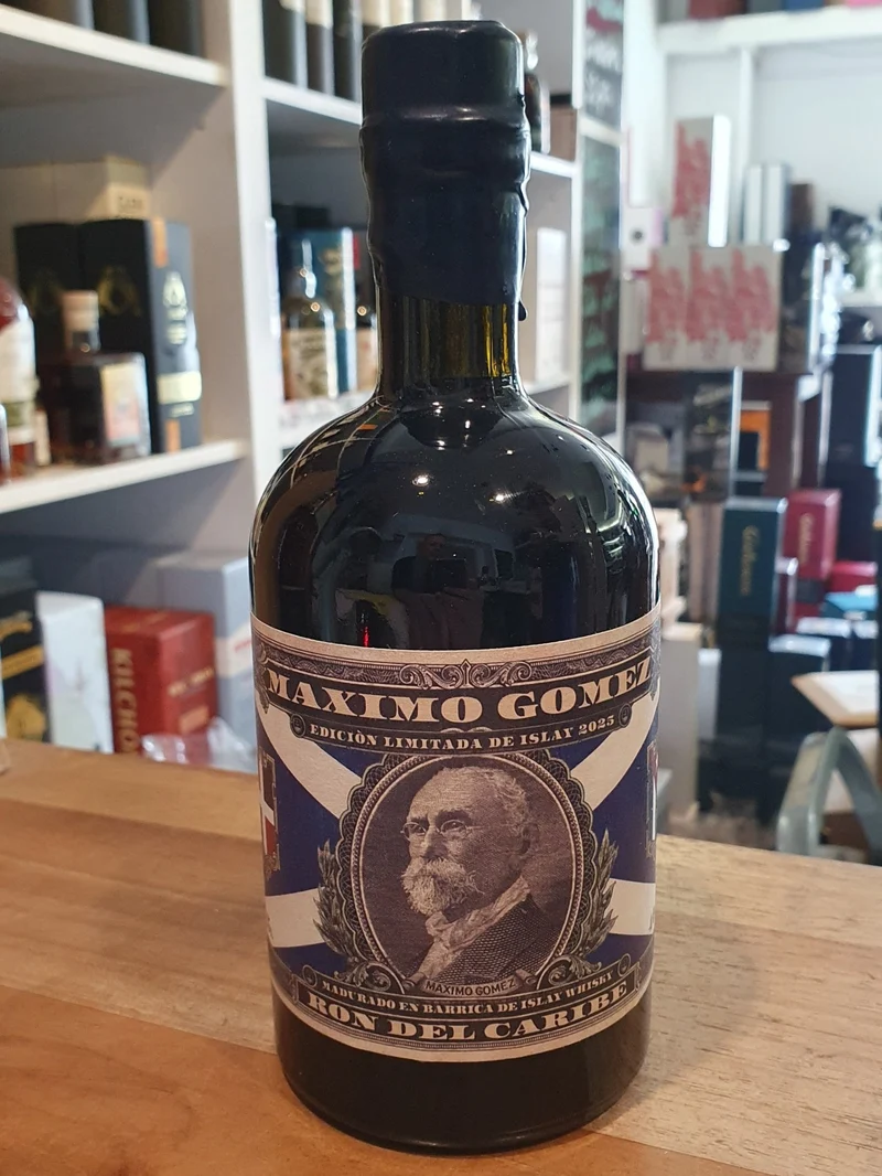 Maximo Gomez Single cask 2025 Rum Islay Laphroaig fass gel. 46% vol. 0,5l