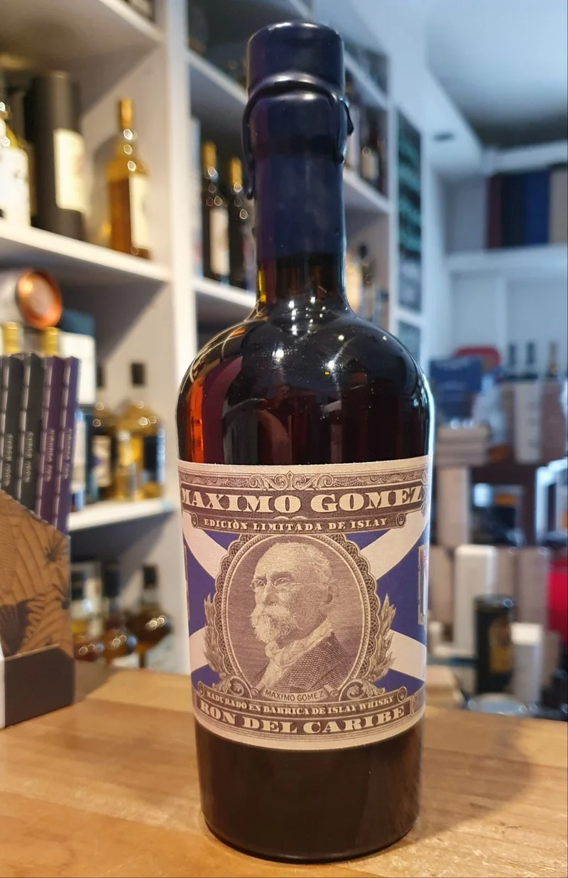 Maximo Gomez Single cask 2025 Rum Islay Laphroaig fass gel. 46% vol. 0,5l