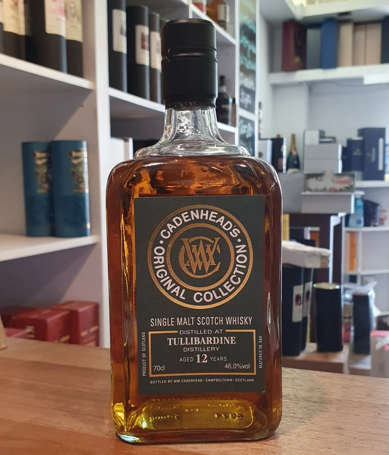X Tullibardine 12 y Palo Cortado Cask Cadenhead's 0,7l 46 %vol. Whisky