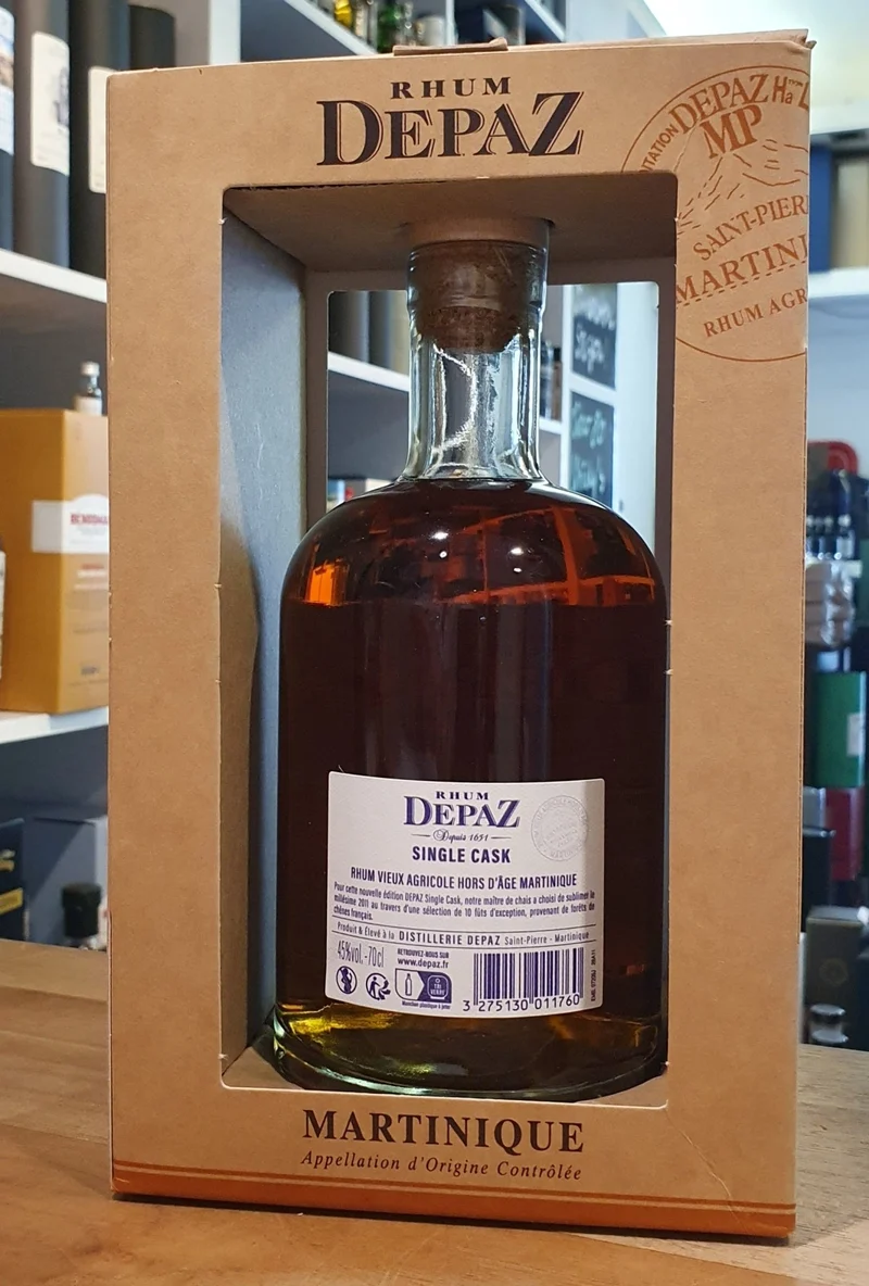 X Depaz Single cask Millesimes 2011 Rum 45 % vol. 0,7l Rhum