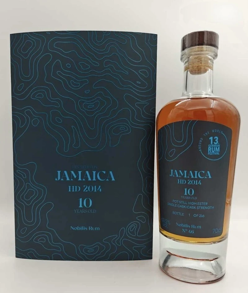 X Nobilis Jamaica HD 2014 2024 Hampden 10y 0,7l #46 GRF 68,5% vol.single cask rum
