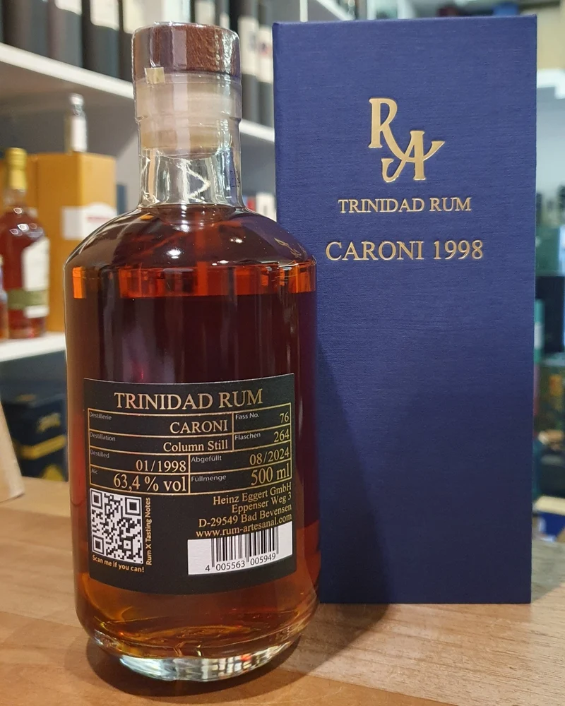 RA Trinidad Caroni 1998 HTR 2024 0,5l 63,4% vol. Rum Artesanal #76